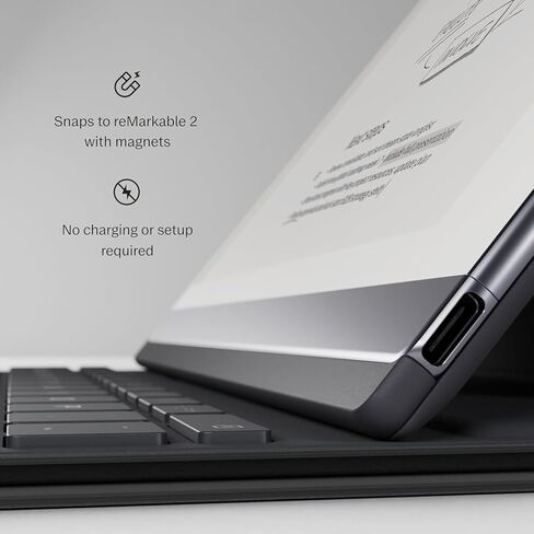 نوع قابل لإعادة التحديد - لوحة مفاتيح لجهازك اللوحي الورقي - بدون شحن أو كابلات - الإنجليزية الأمريكية (حبر أسود) in Kuwait