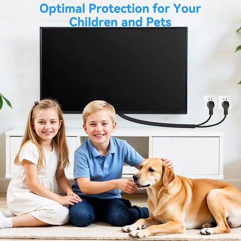 Cord Protectors from Pets No Chew 9.84 ft Wire Covers Cords Flexible Cable Sleeve Appliance Cord Organizer Cable Management for USB Charger Power Audio Video Computer Cords in Saudi Arabia