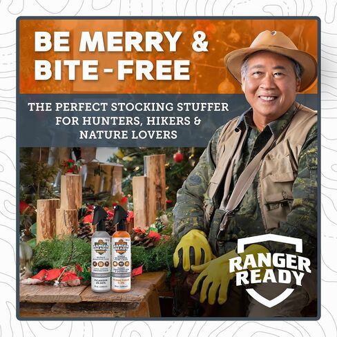 Ranger Ready P2Pak Permethrin + Picaridin Tick & Insect Repellent, Scent Zero, 8 Fl Oz. (Pack of 2) in Saudi Arabia