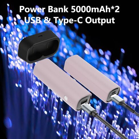 Hand Warmers Rechargeable 2 Pack, 10000 mAh Electric Hand Warmer,360°Surround Heat Magnetic Electric Handwarmer,3 in 1 Reusable Electric Heater & Power Bank with Fast Charging Station in Saudi Arabia
