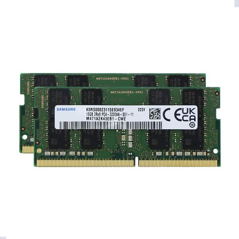 Sam Original 32GB (1x32GB) DDR4 3200 MHz PC4-25600 SODIMM 2Rx8 CL22 1.2v 260-PIN Memory RAM Laptop Notebook Module Upgrade M471A4G43AB1-CWE M471A4G43CB1-CWE Adamanta in Saudi Arabia
