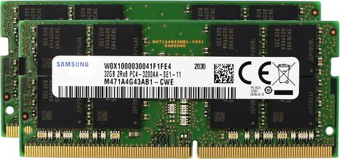 Sam Original 32GB (1x32GB) DDR4 3200 MHz PC4-25600 SODIMM 2Rx8 CL22 1.2v 260-PIN Memory RAM Laptop Notebook Module Upgrade M471A4G43AB1-CWE M471A4G43CB1-CWE Adamanta in Saudi Arabia