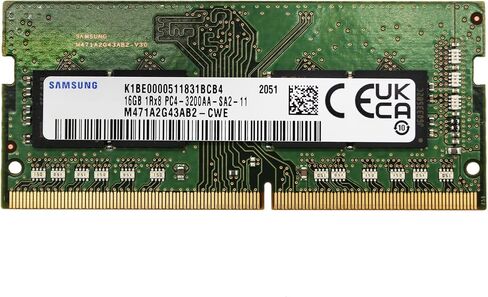 Sam Original 32GB (1x32GB) DDR4 3200 MHz PC4-25600 SODIMM 2Rx8 CL22 1.2v 260-PIN Memory RAM Laptop Notebook Module Upgrade M471A4G43AB1-CWE M471A4G43CB1-CWE Adamanta in Saudi Arabia