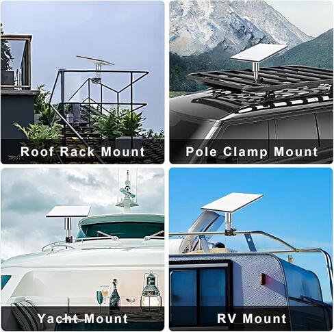 Starlink Mini Mount RV Mount for Starlink Mini Clamp Compatible with Original Pipe Adapter for Pole Mount on Car Starlink Mini Rv Ladder Mount for RV/Pole/Yacht/Camper Starlink Mini Pole Clamp in Saudi Arabia