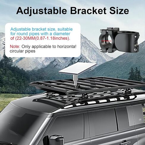 Starlink Mini Mount RV Mount for Starlink Mini Clamp Compatible with Original Pipe Adapter for Pole Mount on Car Starlink Mini Rv Ladder Mount for RV/Pole/Yacht/Camper Starlink Mini Pole Clamp in Saudi Arabia