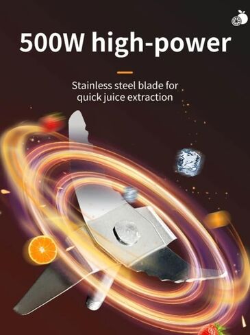 خلاط متعدد الأغراض SK-185، 500 وات 2 في 1، محضر طعام 1.6 لتر، وعاء مطحنة القهوة/التوابل، خلاط عصير للمخفوقات والعصائر - أسود in Saudi Arabia