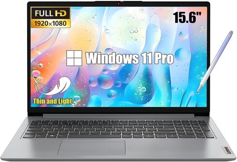 Lenovo Newest 15.6" FHD Laptop, Intel Pentium N6000 Quad-core Processor, 16GB Memory, 1TB SSD Storage, Ethernet Port, HDMI, USB-C, WiFi & Bluetooth, Windows 11 Home, WOWPC USB Bundle in Saudi Arabia
