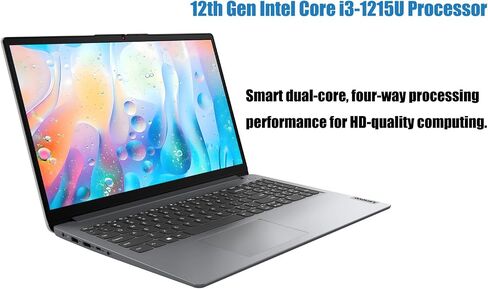 Lenovo Newest 15.6" FHD Laptop, Intel Pentium N6000 Quad-core Processor, 16GB Memory, 1TB SSD Storage, Ethernet Port, HDMI, USB-C, WiFi & Bluetooth, Windows 11 Home, WOWPC USB Bundle in Saudi Arabia