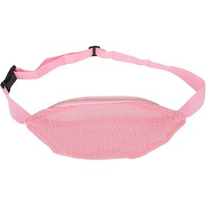 GOWENIC Beach Mesh Fanny Pack, Breathable Waterproof Fanny Packs for Women Men, Portable Outdoor Sports Waist Pack with Adjustable Waist , for Boating Running Travelling ()
