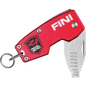 Real Avid FINI Shotgun Tool Choke Wrench with Shotgun Scope Adjuster and Shotgun Keychain, Hunting Gear and Shotgun Accessories for Trap Shooting and Skeet Shooting