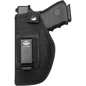 Gun Holsters IWB/OWB 9mm Pistol Holsters Fit: Glock 19 17 26 - Taurus G2C G3C G3 - Sig Sauer - S&W M&P Shield 9mm / 380 EZ - Ruger - Colt 1911 - Springfield ... for 3.1'' - 4.7'' Barrel Right/Left