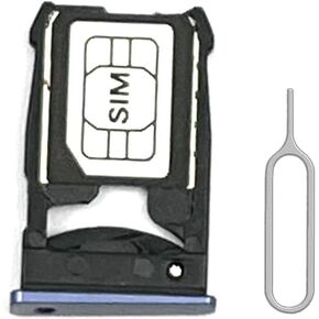 VIESUP SIM Card Tray Slot Holder Replacement for Moto Nexus 6 XT1103 XT1100 (Blue) with SIM Eject Pin