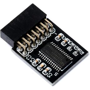 TPM 2.0 Module TPM LPC 14Pin Module for MSI Motherboard Compatible with TPM2.0(MS-4136 4462)