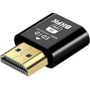 HDMI Dummy Plug 4K,Virtual Monitor EDID Emulator, Headless Display Adapter,Headless hdmi Adapter，hdmi Dummy，Supports up to 4k@60Hz,1080@120Hz(3pack)