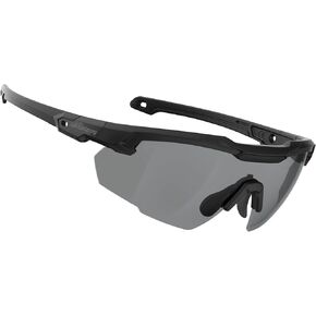 HUNTERSKY HTS Outdoor Unisex Tactical Shooting range Glasses Military Grade with Ballistic Impact Protection S57 Superior Clarity, OSHA, Swat Glasses Baseball