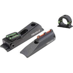 TRUGLO Brite-Site Xtreme Muzzleloader Red & Rear Green Tritium Fiber Optic Sights (TG958X)
