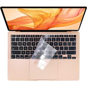 EooCoo Keyboard Cover Premium Ultra Thin Compatible for 2021 2020 MacBook Air 13 inch M1 A2337 A2179 with Retina Display, US Layout, TPU Clear