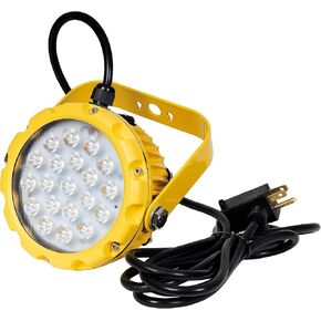 Vergo Industrial 30 Watt Loading Dock Light - IP65 Waterproof 3500 Lumens LED Dock Light with 180 Degree Rotatable Lamp Head, Ideal for Indoor & Outdoor Security, Containers, Warehouses (1 Pack)