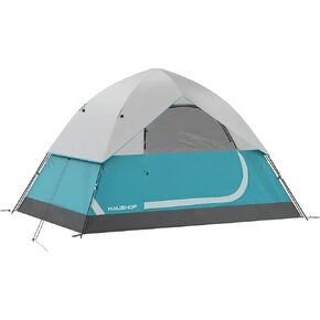 2/4-Person Family Dome Tent with Removable Rain-Fly, Easy Set Up Portable Camping Tent for Backpacking Hiking Backyard Outdoor, Green/Blue/2-person/4-person