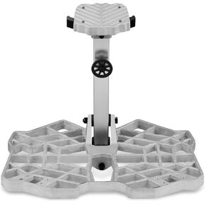 LUCKY CLOVER Tree Saddle Platform: Reliable Saddle Hunting Platform with Non-Slip Ridge Grips, Lightweight Cast Aluminum Construction, Fully Adjustable Silent Saddle Platform, 16.1"x12.2" Platform
