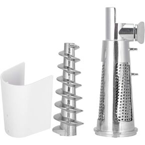 TOPINCN Fruit & Vegetable Strainer Attachment Set, Meat Grinder Tomato Juicer Screw Shaft Filter Sleeve Baffle Accessories for Mixer Attachment
