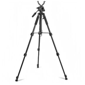 Rifle Shooting Tripod with V Yoke,Adjustable Aluminum Legs Hunting Tripod for Rifle