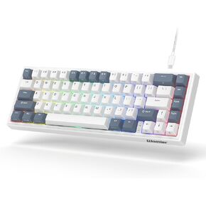 Womier 60% Gaming Keyboard Pink, QMK/VIA Creamy Mechanical Keyboard Topographic, Hot Swappable Gasket Mount RGB Wired Key Board & Translucent Keycaps(VK66 PRO)