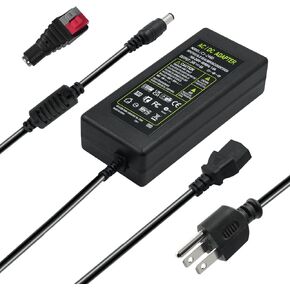 24V 6A 144W Power Adapter 100-240V Power Supply Adapter 24V Volt AC DC Power Supply with 5.5mm×2.1mm DC Output Jack 24V Led Power Supply for 5050,3528 LED Strip Light CCTV Security System