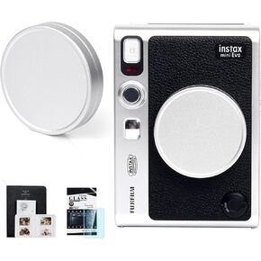 Lens Cap for Fujifilm Instax Mini Evo Hybrid Instant Film Camera Accessories for Fuji Mini Evo Lens Cap, Mini Picture Frame, Mini Photo Album(No Camera)