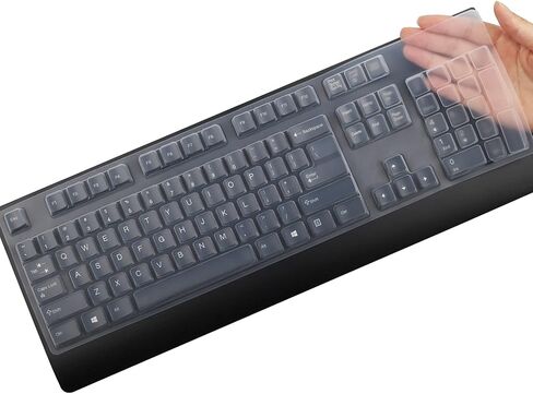 Keyboard Cover for Lenovo Preferred Pro & Preferred Pro II Wired Keyboard 4X30M86879 4Y9400 73p5220 US 41A5289 54Y9400 SK-8825/8813/8820/1619/8827/8817 KB-1021/1468 ku-0225 ekb-425a (Clear) in Saudi Arabia