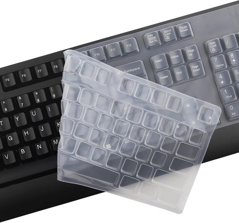 Keyboard Cover for Lenovo Preferred Pro & Preferred Pro II Wired Keyboard 4X30M86879 4Y9400 73p5220 US 41A5289 54Y9400 SK-8825/8813/8820/1619/8827/8817 KB-1021/1468 ku-0225 ekb-425a (Clear) in Saudi Arabia