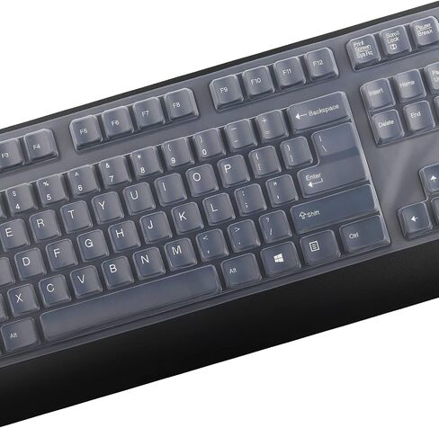 Keyboard Cover for Lenovo Preferred Pro & Preferred Pro II Wired Keyboard 4X30M86879 4Y9400 73p5220 US 41A5289 54Y9400 SK-8825/8813/8820/1619/8827/8817 KB-1021/1468 ku-0225 ekb-425a (Clear) in Saudi Arabia