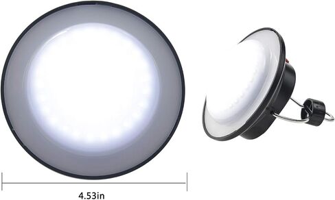 Surborder LED Portable Camping Tent Night Light, Camping Lantern with 3 Light Modes, Lamp for Outdoor Camping Hiking, Perfecr for Hurricane,Power Outages, Emergency in Saudi Arabia