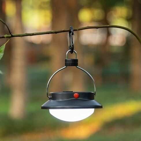 Surborder LED Portable Camping Tent Night Light, Camping Lantern with 3 Light Modes, Lamp for Outdoor Camping Hiking, Perfecr for Hurricane,Power Outages, Emergency in Saudi Arabia