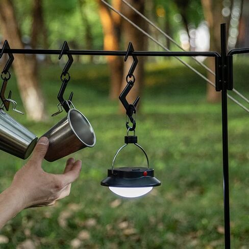 Surborder LED Portable Camping Tent Night Light, Camping Lantern with 3 Light Modes, Lamp for Outdoor Camping Hiking, Perfecr for Hurricane,Power Outages, Emergency in Saudi Arabia
