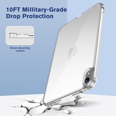 ProCase Clear Case for iPad Mini 7th(A17 Pro) 2024 / Mini 6th Generation 8.3" 2021, Slim Light Transparent Anti-Yellow Back Cover for iPad Mini 7 6 8.3 Inch -Clear in Saudi Arabia
