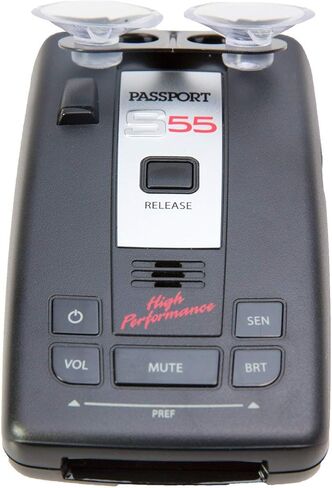 Escort Passport S55 رادار احترافي عالي الأداء وكاشف ليزر مع Dsp (شاشة حمراء عالية الكثافة) (متجدد) in Saudi Arabia