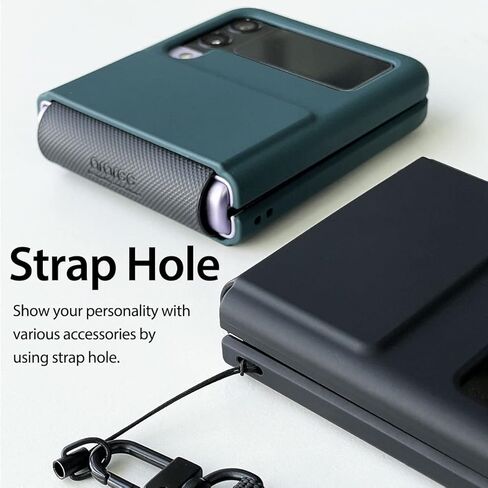 حافظة Araree Aero Flex لهاتف Galaxy Z Flip 5 مع حماية مفصلية، غطاء واقي نحيف (PC) مع واقي مفصلي (TPU)، متوافق مع Galaxy Z Flip 5 5G (أسود، Z Flip 5) in Kuwait