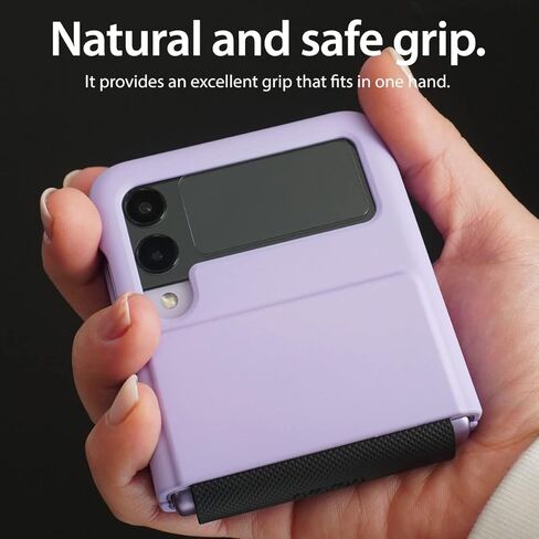 حافظة Araree Aero Flex لهاتف Galaxy Z Flip 5 مع حماية مفصلية، غطاء واقي نحيف (PC) مع واقي مفصلي (TPU)، متوافق مع Galaxy Z Flip 5 5G (أسود، Z Flip 5) in Kuwait