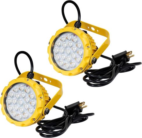 Vergo Industrial 30 Watt Loading Dock Light - IP65 Waterproof 3500 Lumens LED Dock Light with 180 Degree Rotatable Lamp Head, Ideal for Indoor & Outdoor Security, Containers, Warehouses (1 Pack) in Saudi Arabia