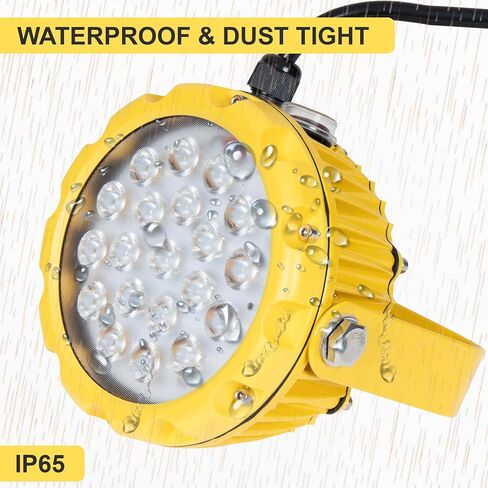 Vergo Industrial 30 Watt Loading Dock Light - IP65 Waterproof 3500 Lumens LED Dock Light with 180 Degree Rotatable Lamp Head, Ideal for Indoor & Outdoor Security, Containers, Warehouses (1 Pack) in Saudi Arabia