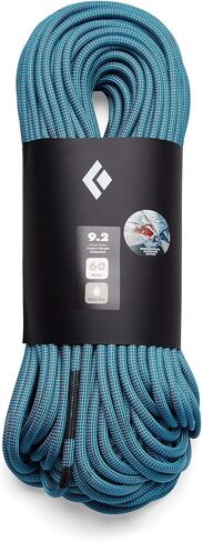 BLACK DIAMOND Equipment 9.2 Dry Climbing Rope - Babsi Edition - Blue-Red - 80M in Saudi Arabia