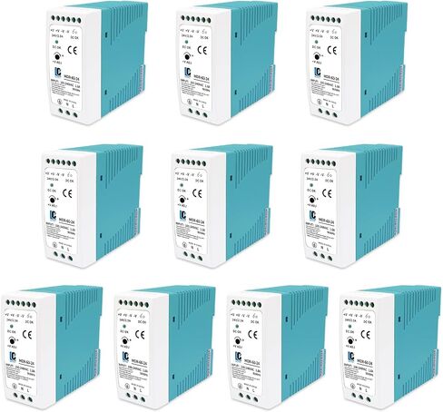 DIn Rail DC 24V Switching Power Supply MDR 60W Rail Type(Input:100-240VAC,Output:24VDC,50/60HZ) Power Supply Switch Switching Converter (24V 2.5A) in Kuwait
