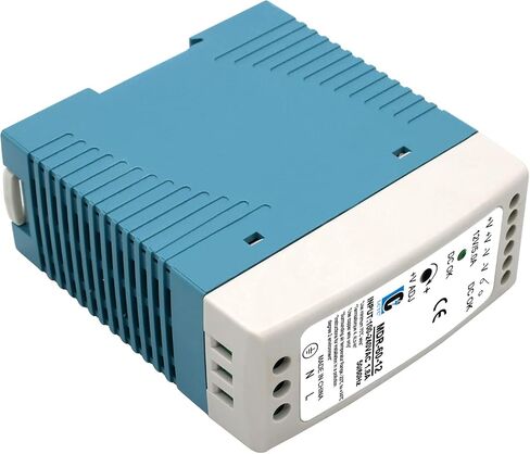 DIn Rail DC 24V Switching Power Supply MDR 60W Rail Type(Input:100-240VAC,Output:24VDC,50/60HZ) Power Supply Switch Switching Converter (24V 2.5A) in Kuwait