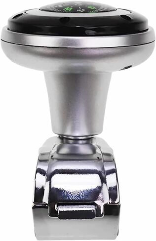 Suicide Knob for Steering Wheel Handle Boat, Wheel Spinner Knob with Compass, Steering Wheel Knobs Booster Ball for Tractor Trucks Car (Blue) in Kuwait