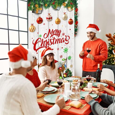 لافتة عيد الميلاد الوردية من GREHUMOR، لافتة عيد الميلاد الكلاسيكية، لافتة رايات عيد الميلاد التقليدية للمنزل، مدفأة عيد الميلاد، عطلة رأس السنة (لافتة) in Kuwait