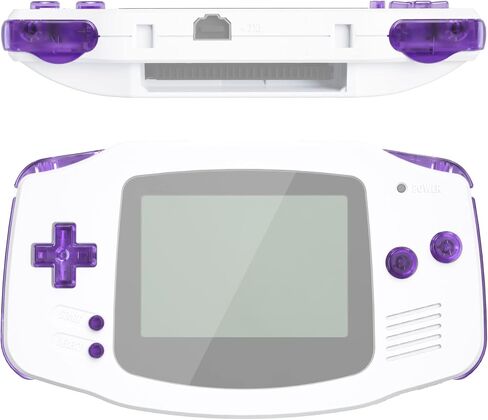 مجموعة كاملة من الأزرار البديلة باللون الأسود الشفاف للغاية لجهاز Gameboy Advance GBA - وحدة التحكم في الألعاب المحمولة غير متضمنة in Kuwait