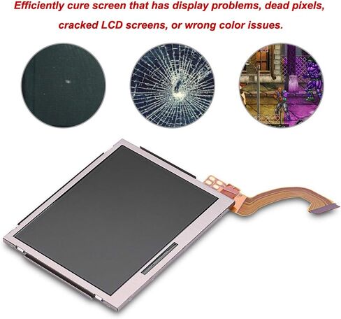شاشة عرض علوية لشاشة Dsi لملحقات قطع غيار زجاج Ndsi شاشة LCD علوية سفلية لجهاز Nintendo Ndsi (الشاشة العلوية) (الشاشة) in Saudi Arabia