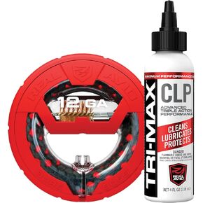 Real Avid Bore Cleaning Combo | Bore Boss Cleaning System | Rapid Pull Through Barrel & Bore Cleaning Cable w/Integrated Brush & Mop + CLP Cleaner and Lubricant