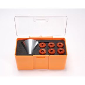 Lyman Products Brass Smith Pro Powder Funnel System, 5, Orange